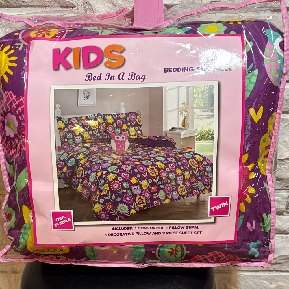 Not Rated Kids Owl Purple Comforter Set